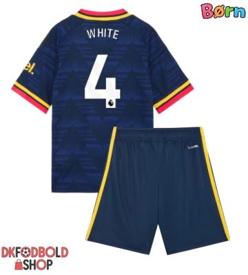 Arsenal Ben White #4 Udebanesæt Børn 2026-27 Kort ærmer (+ korte bukser)